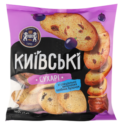 Сухарі Кулиничі Київські 250г